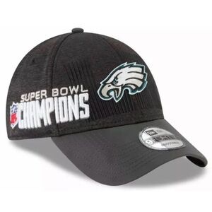Exclusive Philadelphia Eagles New Era 9FORTY Super Bowl LIl Champion Trophy Hat